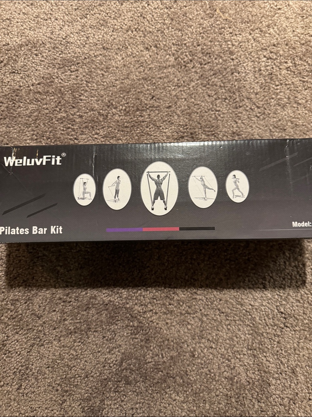 WeluvFit Pilates Bar Kit - Black never used.